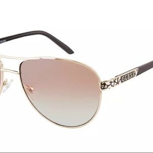guess sunglasses women - new - Aviator Model GU 7208 gold